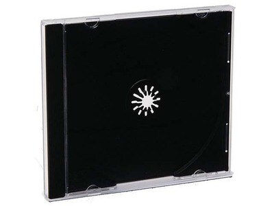 Verbatim CD/DVD Black Jewel Cases - 200-Pack