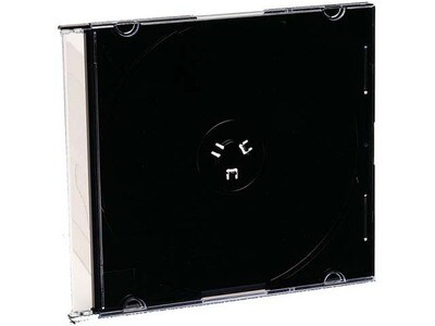 Verbatim CD/DVD Slim Jewel Case - Black - 200 Pack
