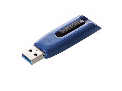 Verbatim 49806 32G Store n Go V3 Max USB 3.0 Flash Drive – Blue