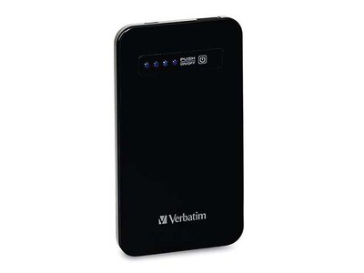 Station d'alimentation portative USB ultra mince de 4 200 mAh 98450 de Verbatim- Noir