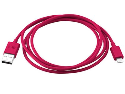 PureGear 60632PG 1.2m (4’) Lightning Charge & Sync Cable - Pink