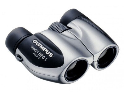 Olympus Roamer 10 x 21 DPC Binoculars - Black & Silver