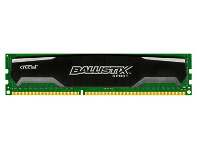 Crucial Ballistix BLS4G3D1609DS1S00 4GB 1600MHz DDR3 Unbuffered Memory