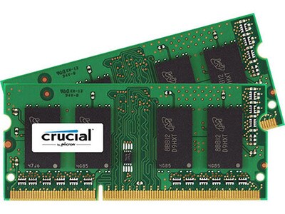 Trousse DDR3 1600 16 Go (2 x 8 Go) avec MEV sans mémoire tampon CT2K8G3S160BM de Crucial