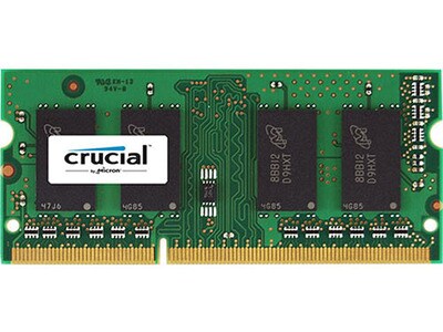Crucial CT4G3S1339M 4GB 1333MHz DDR3  SO-DIMM Unbuffered Memory