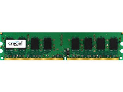 Crucial CT25664AA800 2GB 800MHz DDR2 UDIMM Unbuffered Memory