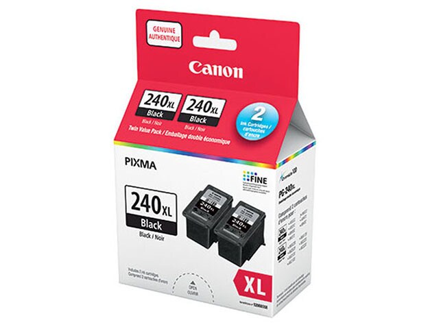Canon PGI-240XL Ink Cartridge - Twin Pack - Black (H36044)