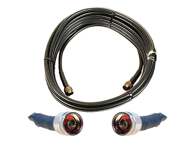 Câble d'antenne coaxial à très faible perte LMR 400 952310 Wilson de 10 pi - Noir