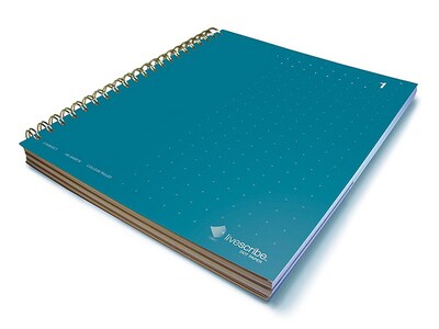 Livescribe Number 1 Three Subject Universal Notebook - Dark Blue