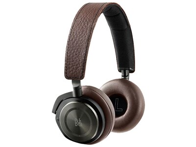 Casque d'écoute Bluetooth® supra-aural à suppression de bruit actif H8 de B&O BeoPlay - Gris noisette