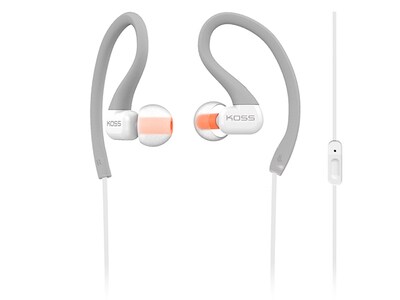 Koss KSC32i FitClips Earbuds with Microphone - Grey