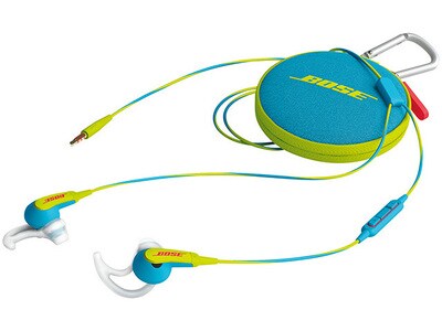 Bose SoundSport In-Ear Headphones for Apple - Neon Blue