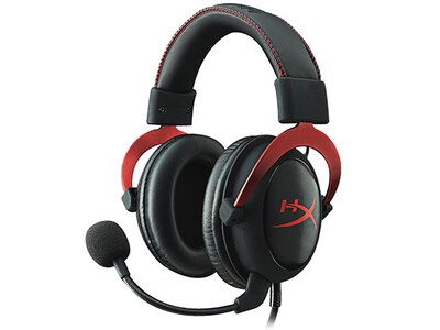 HyperX™ Cloud II Over-Ear Gaming Headset with Mic - Red