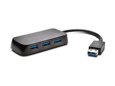 Kensington 4-Port USB 3.0 Hub - Black