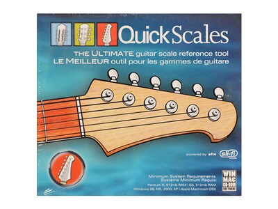 Logiciel d'apprentissage Quick Scales Guitar de Sli-Fi