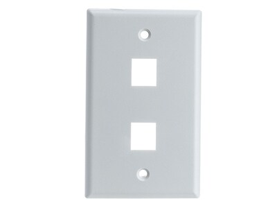 Digiwave DGA6314W Keystone Wall Plate - 2 Available Slots