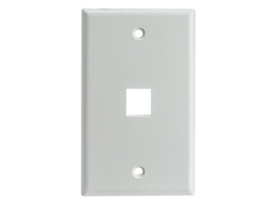 Digiwave DGA6313W Keystone Wall Plate - 1 Available Slot