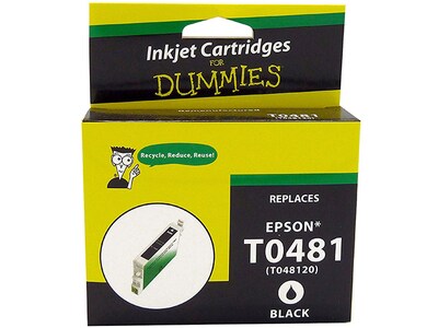 Ink For Dummies DE-T0481 Remanufactured Ink Cartridge for Epson - Black