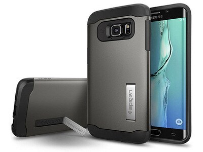 Spigen Slim Armor Case for Samsung Galaxy S6 Edge Plus - Gunmetal