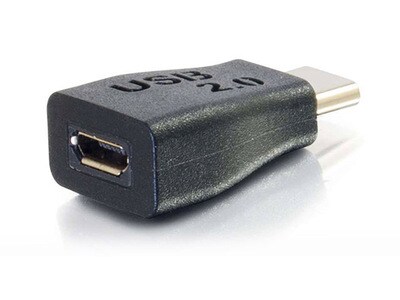 C2G 28869 USB-C to Micro USB Adapter - Black