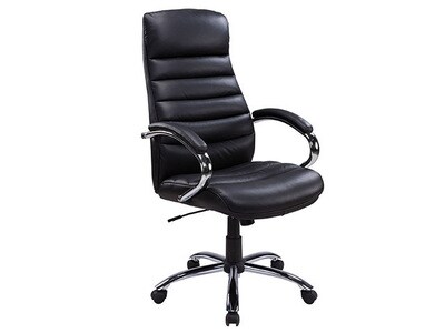 TygerClaw TYFC2004 Modern High Back Office Chair - Black