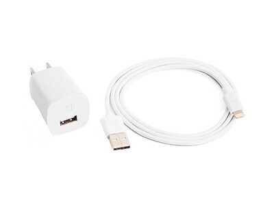Griffin NA39965 PowerBlock Lightning Wall Charger - White