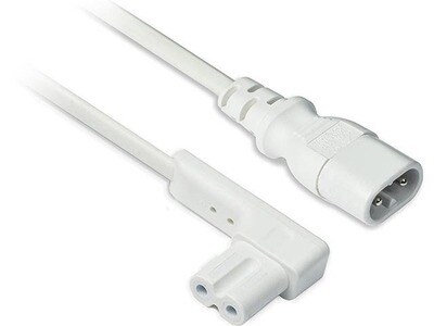 Flexson 3m (9.8’) Right-Angled Extension Cable for SONOS PLAY 1 - White