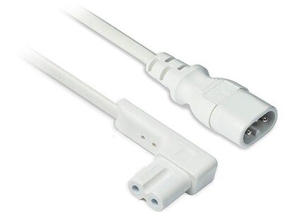 Flexson 1m (3.3’) Right-Angled Extension Cable for SONOS PLAY 1 - White