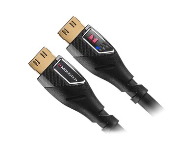 Câble HDMI haute vitesse Platinum Ultimate Monster® de 9 pi avec Ethernet et indicateur de performance - Noir