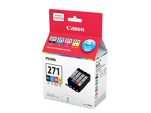 Canon CLI-271 Ink Cartridge Value Pack (0390C006)