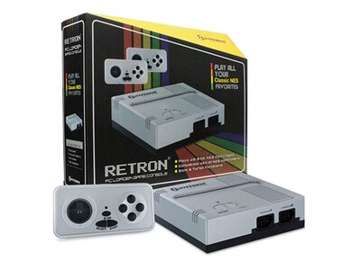 Console de jeu NES RetroN 1 d'Hyperkin - argent