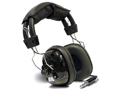 Bounty Hunter Over-Ear Headphones with In-Line Controls - Black