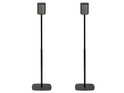 Flexson FLXP1AS2021 Adjustable Floorstand for SONOS PLAY: 1 - Pair - Black