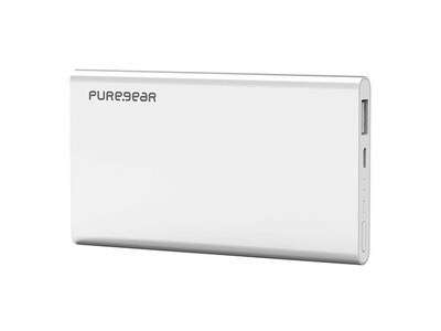 PureGear PureJuice 5000mAh Portable Power Bank - Silver