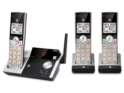 Téléphone sans fil CL82315 AT&T à 3 combiné, répondeur et afficheur