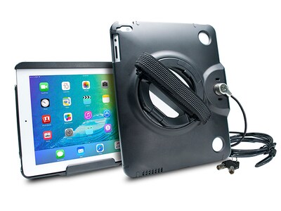 Étui antivol CTA Digital pour tablette avec support intégré pour iPad, iPad Air ou iPad Air 2