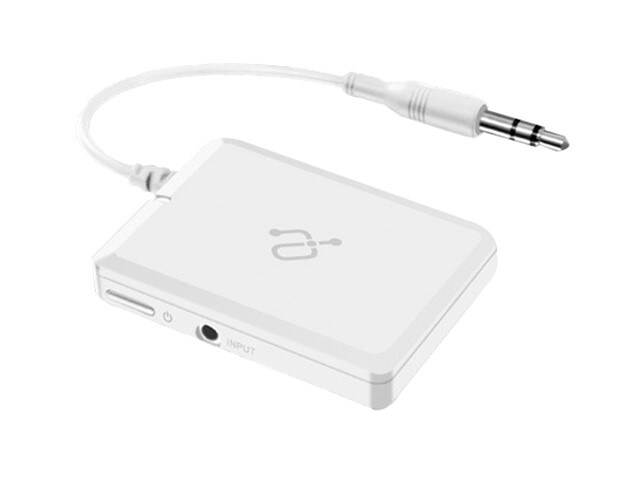 Transmetteur audio Bluetooth® universel d’Aluratek — blanc