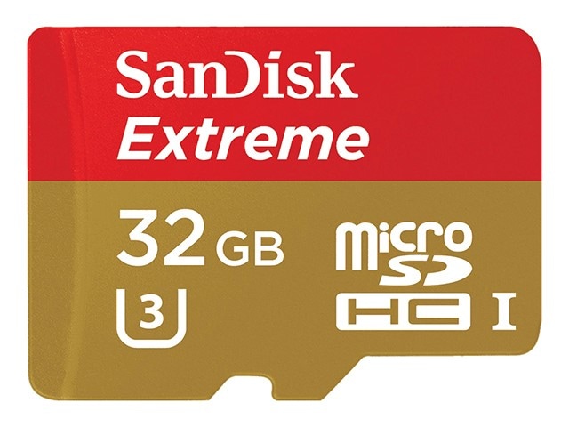 SanDisk Extreme 32GB UHS-I microSDHC Memory Card