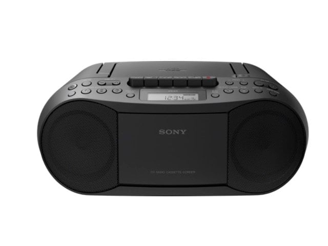 Minichaîne portable radio/cassette/CD de Sony - noir