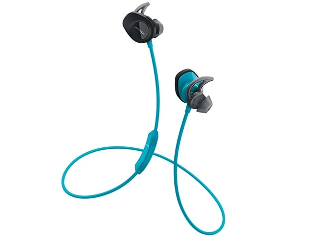 Écouteurs-boutons sans fil SoundSport de Bose — bleu