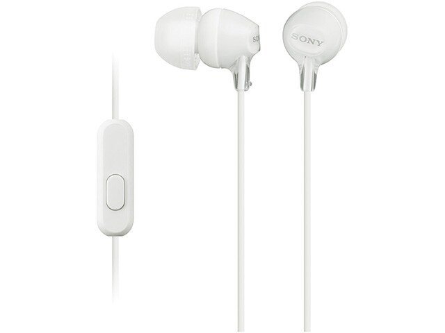 Sony MDR-EX15APW Fashion Colour EX In-Ear Wired Earbuds - White