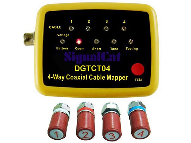 Digiwave DGTCT04 4-Way Coaxial Cable Mapper
