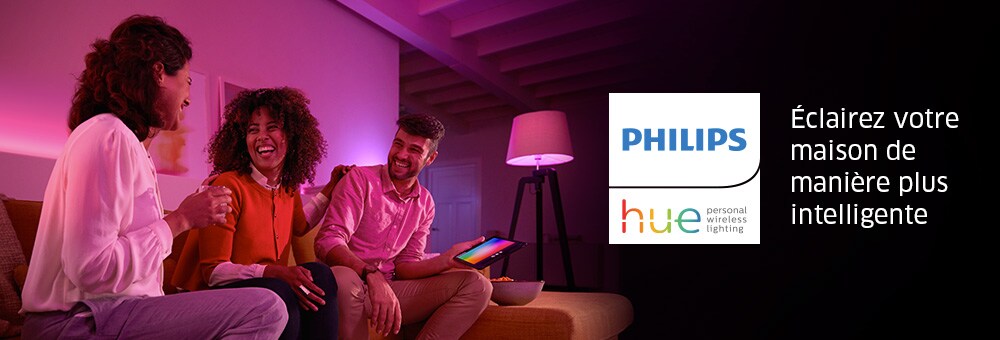 Éclairage sans fil personnel Philips Hue Éclairez votre maison de manière plus intelligente