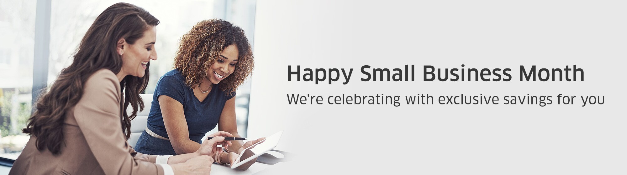 Happy Small Business Month! We're celebrating with exclusive savings for you