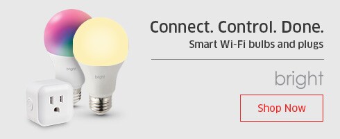 Connect. Control. Done. Smart Wi-Fi bulbs and plugs