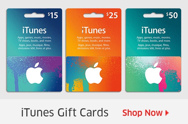 Shop iTunes Gift Cards