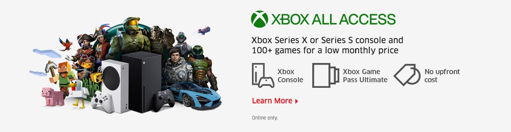 Xbox Series X|S and 100+ games for a low monthly price  Learn More  Online only.