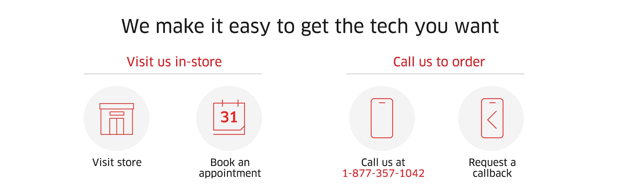 We make it easy to get the tech you want