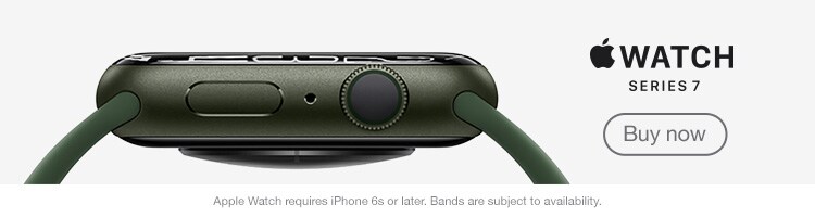 Full screen ahead.  Apple Watch requires iPhone 6s or later. Bands are subject to availability.
