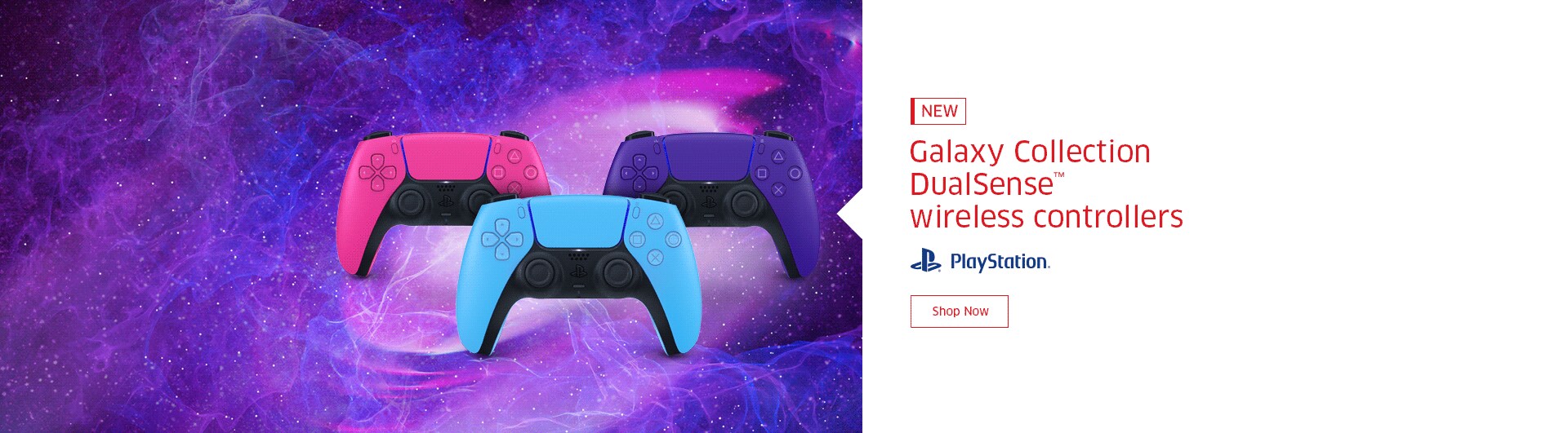 NEW Galaxy Collection DualSense™ wireless controllers  Shop Now